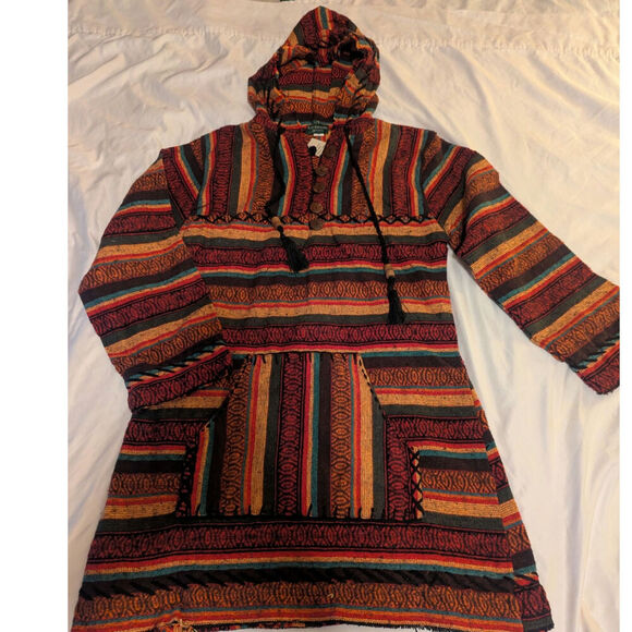 Pier 1 Tops - Katmandu Imports Handmade Tunic size S/M Women's Pullover